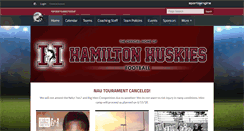Desktop Screenshot of hamiltonhuskiesfootball.com